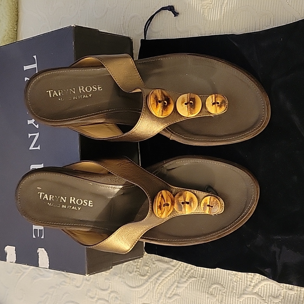 TARYN ROSE VIRTUE-NAPPA Thong Sandals